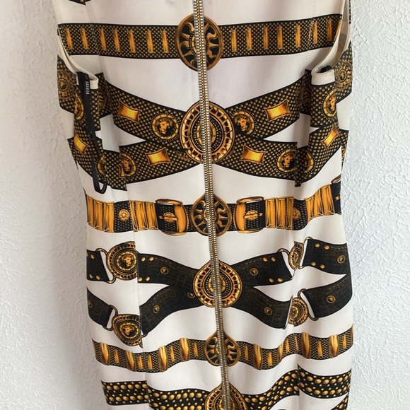 Versus by Versace Stunning sleeveless mini dress with gold hardware . - Picture 10 of 10